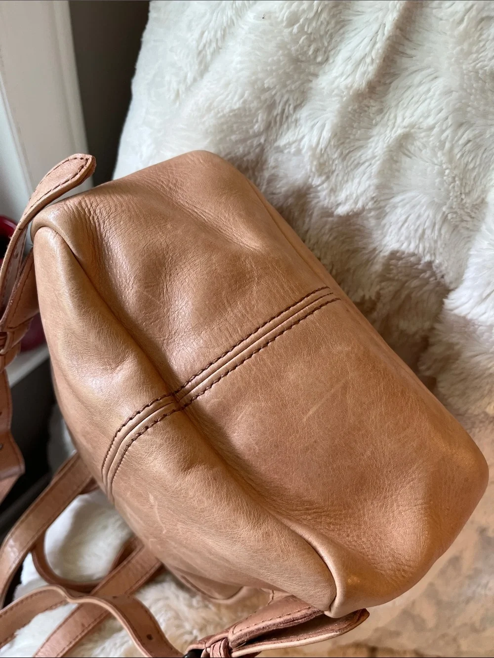 Frye Leather Mini Backpack